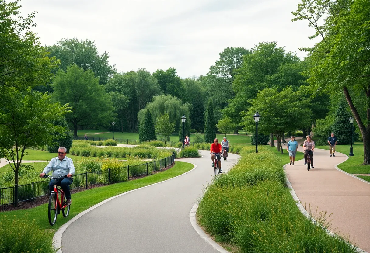 Bike and walking trails in Lexington County