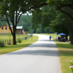 Rural landscape in South Carolina reflecting community support