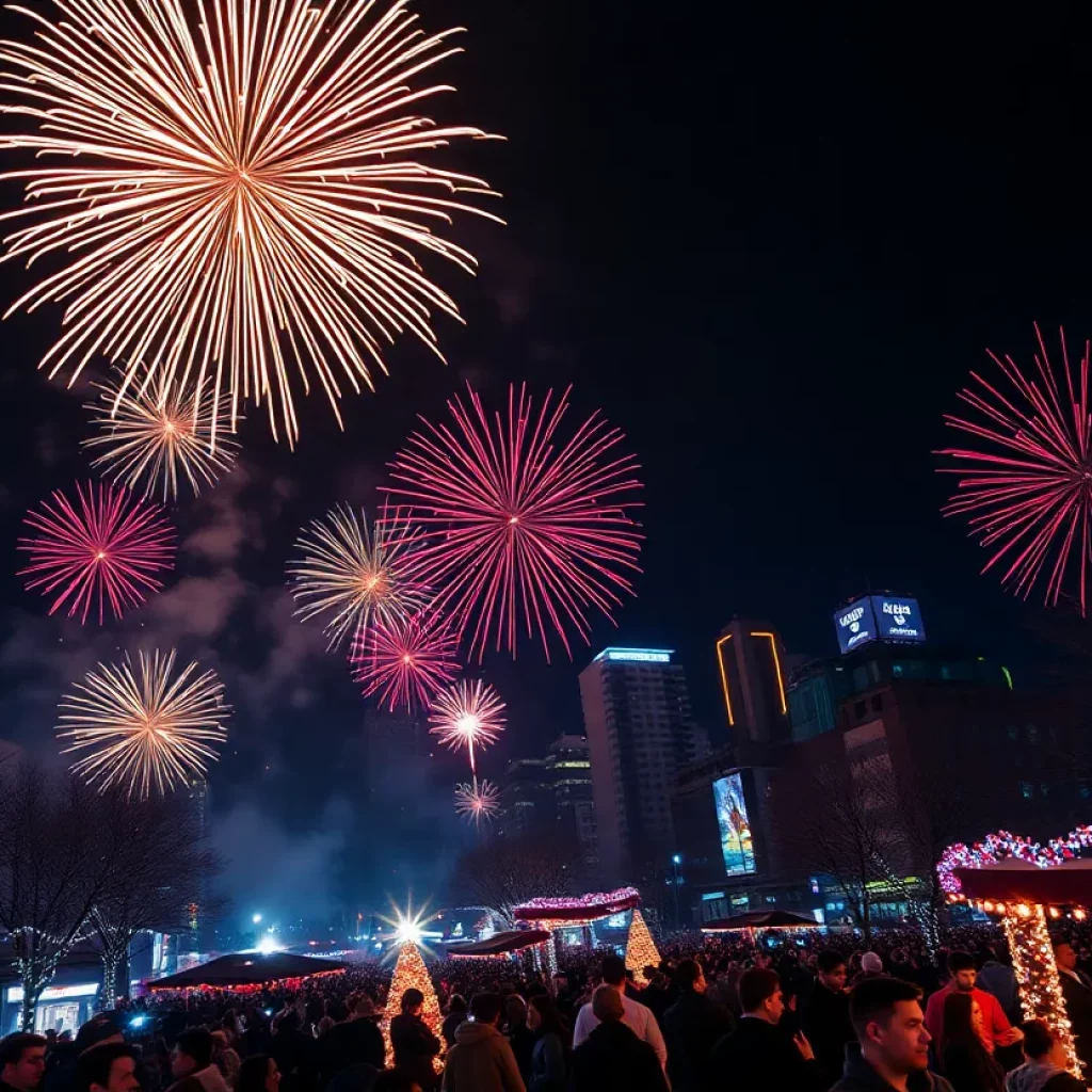 Fireworks over Columbia for New Year’s Eve celebration 2024