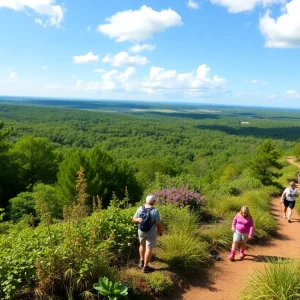 Families and nature enthusiasts enjoying outdoor activities in South Carolina's scenic landscape.