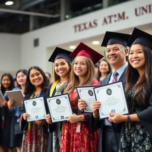 Celebration at Texas A&M International University for national awards received by the PRMIS team.