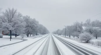 Central South Carolina Blanketed in Snow as Winter Arrives
