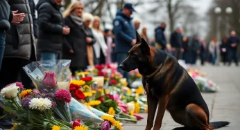 Heartfelt Memorial Service for K9 Bumi in Columbia