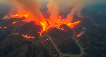 Devastating Wildfires Rage Through Los Angeles County