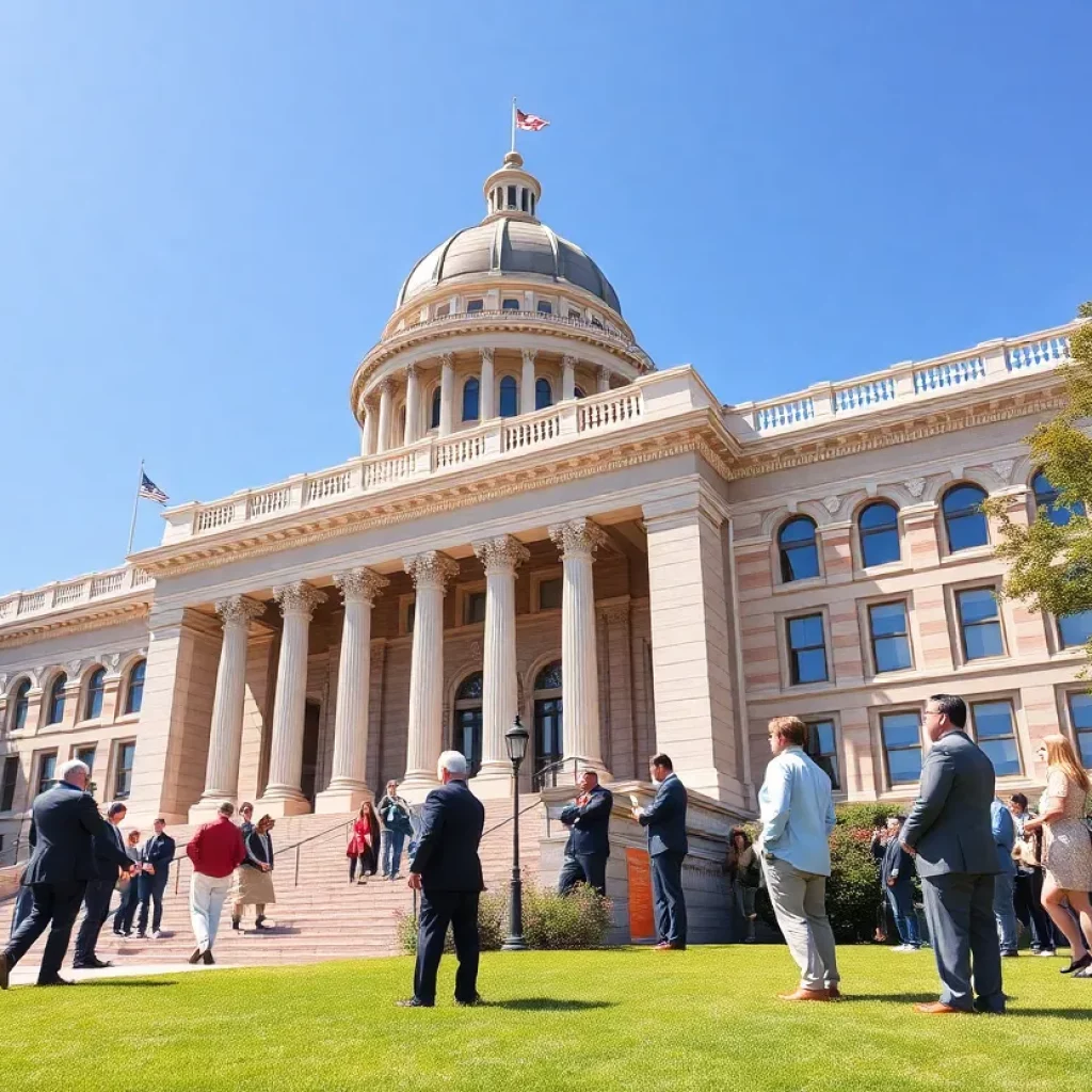 South Carolina legislators discussing important policies