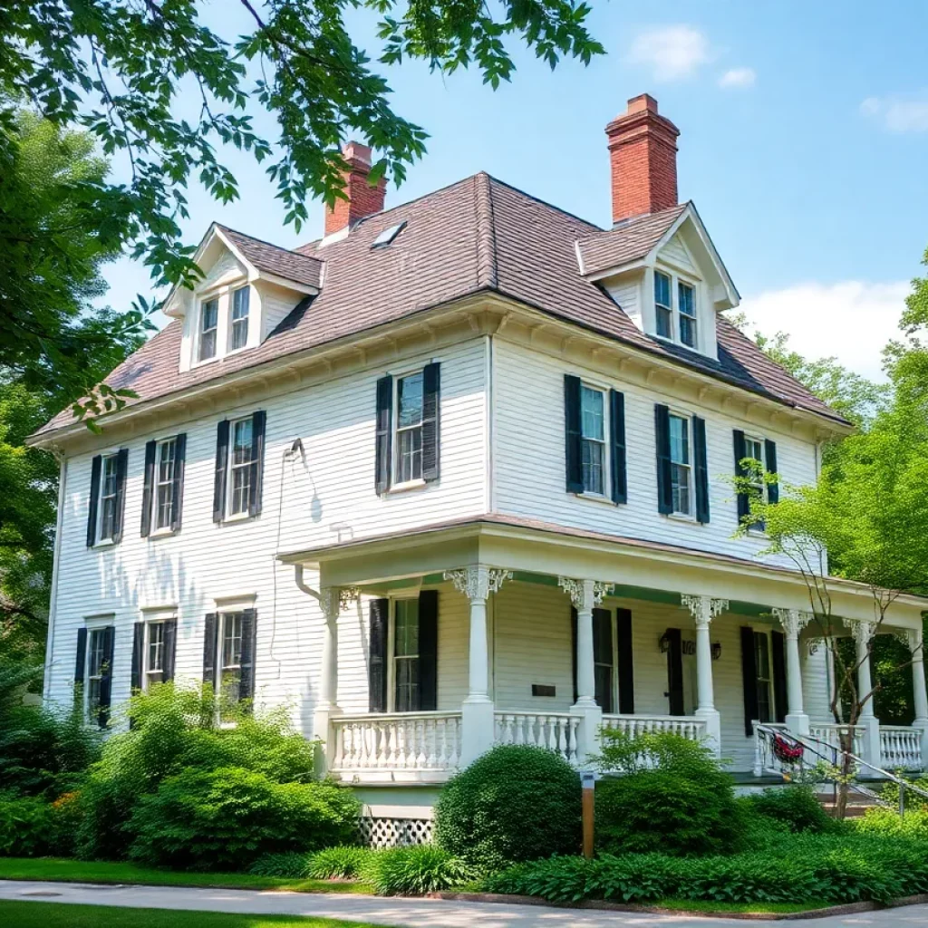 Spigner-Witten House surrounded by greenery