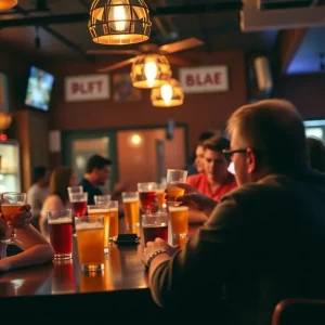 Vibrant Bar Scene in South Carolina