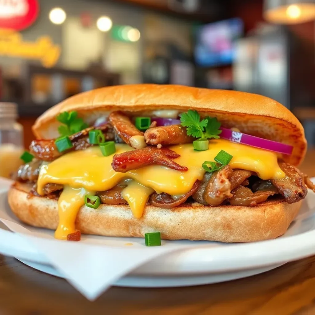 Delicious cheesesteak from Big Dave's Cheesesteaks