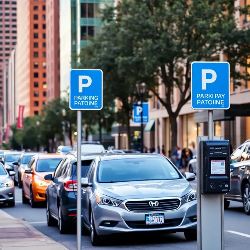 Newly installed COSMO Pay Stations in downtown Columbia SC