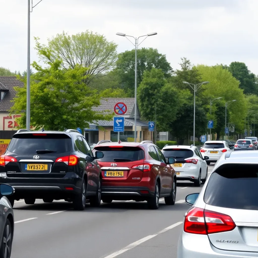 Heavy traffic on Irmo's main roads illustrating congestion issues