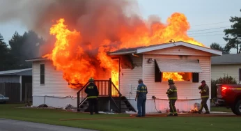 Tragic Fire Claims Life of 2-Year-Old in Pelion