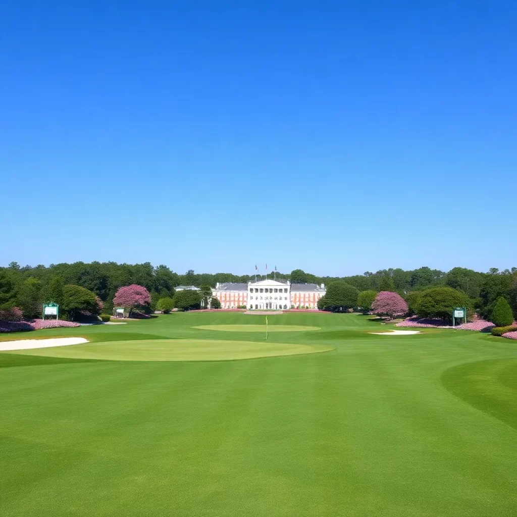 Augusta National Golf Club during the Masters tournament