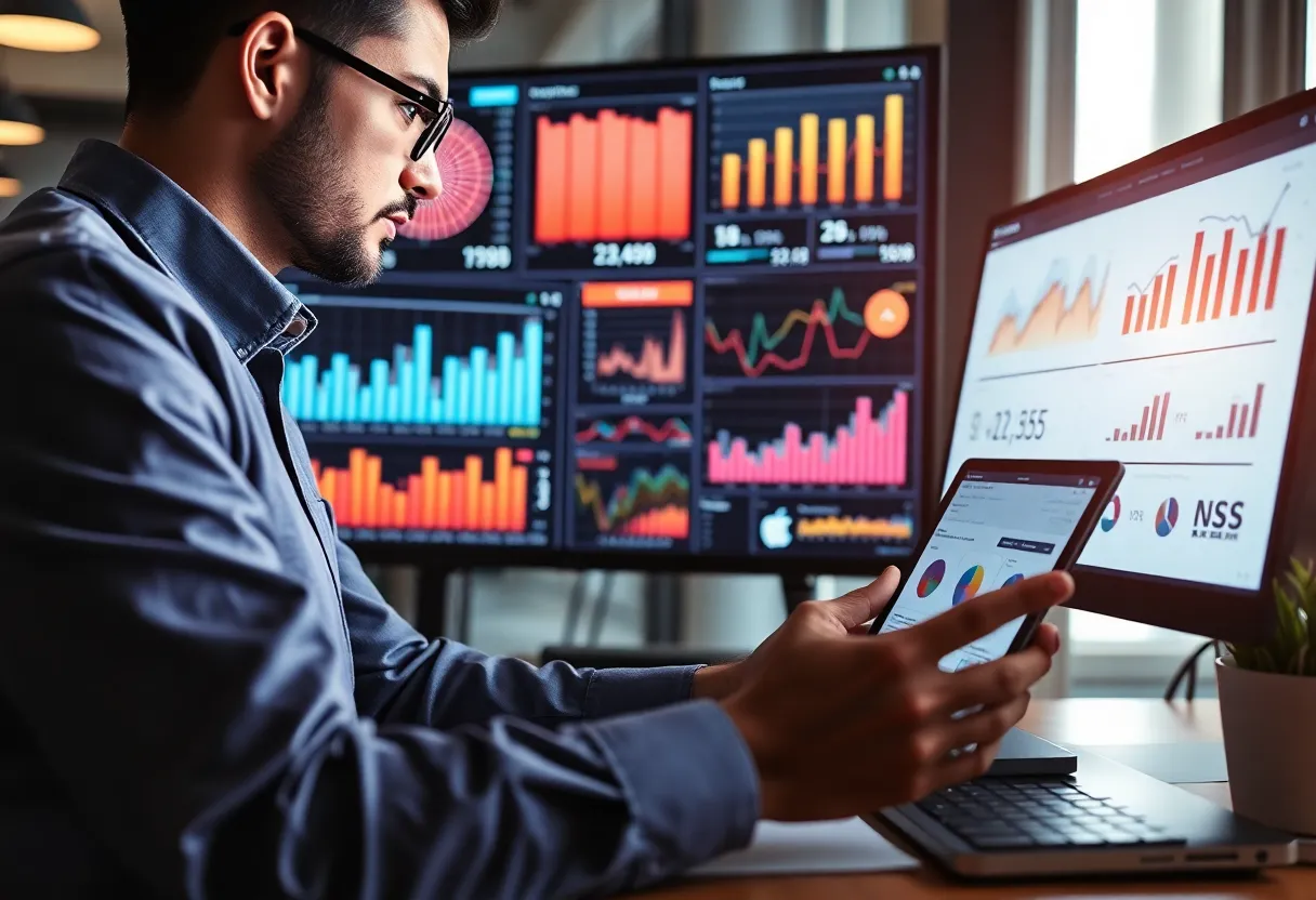 Professional using behavioral science to enhance digital marketing strategies