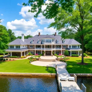Luxurious estate on Lake Murray, Columbia, South Carolina.