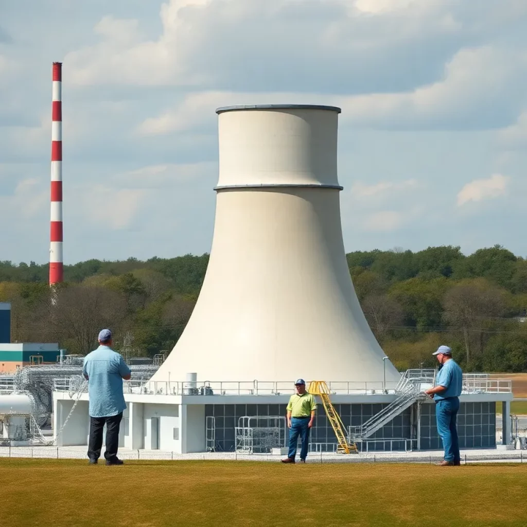 Engineers working on nuclear reactor design in Columbia SC