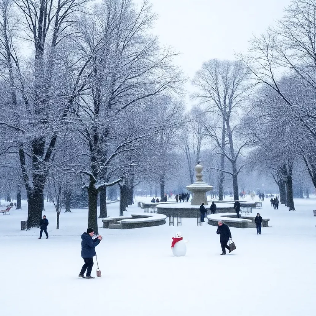 Columbia Winter Scene
