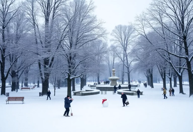Columbia Winter Scene