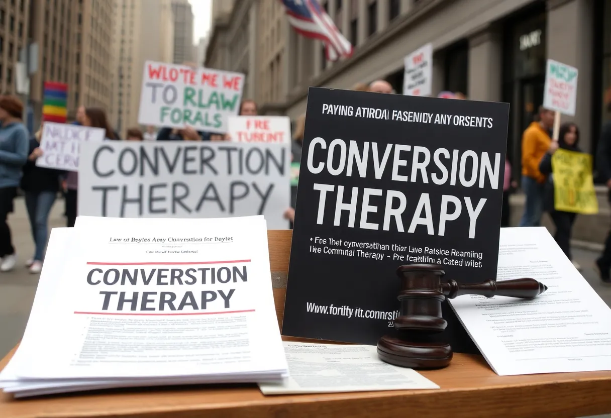 Protests against conversion therapy in Columbia