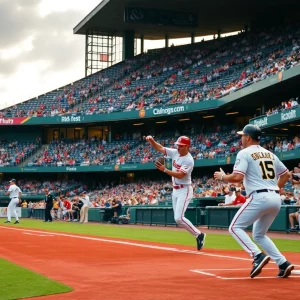 University of South Carolina baseball players competing during a game