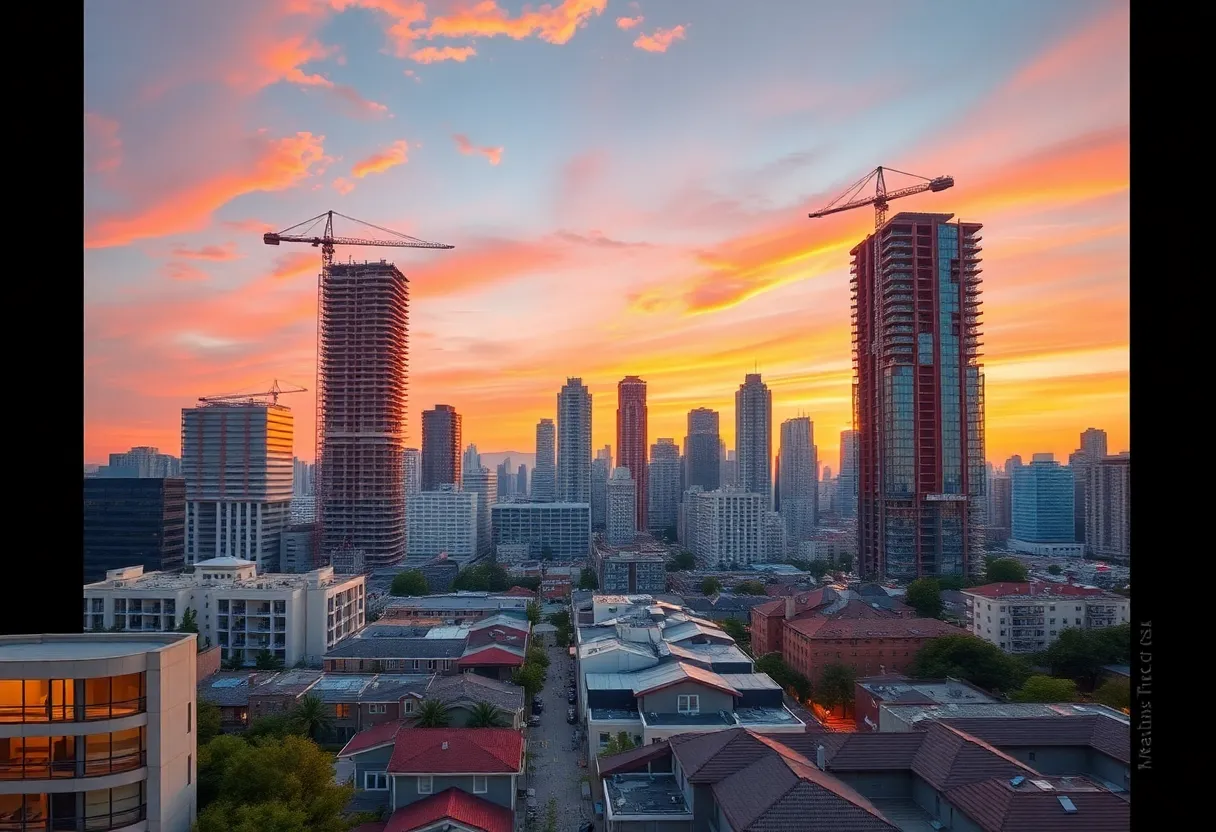 New skyline development in Columbia's Innovista District.