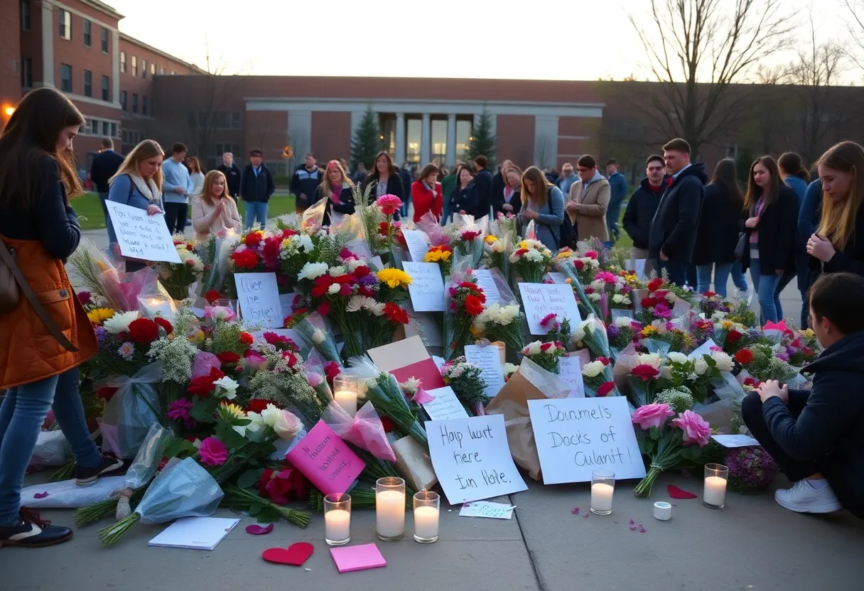 Memorial at USC for student killed in hit-and-run