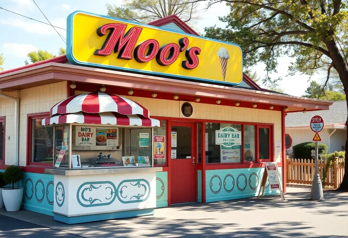 Exterior of Mo's Dairy Bar, a new restaurant opening in Forest Acres