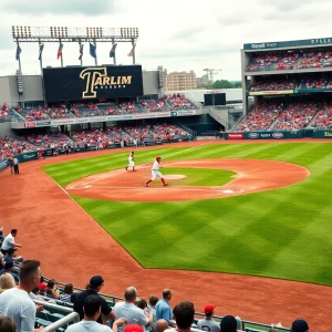 South Carolina baseball team in action against Ole Miss