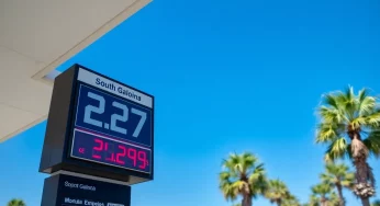 Gas Prices Decline in South Carolina