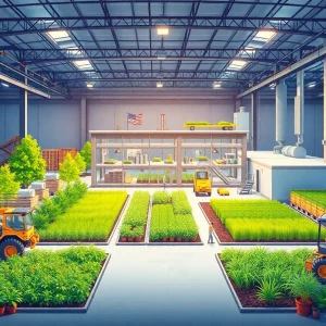 Techo-Bloc's new landscaping facility in Cayce, SC