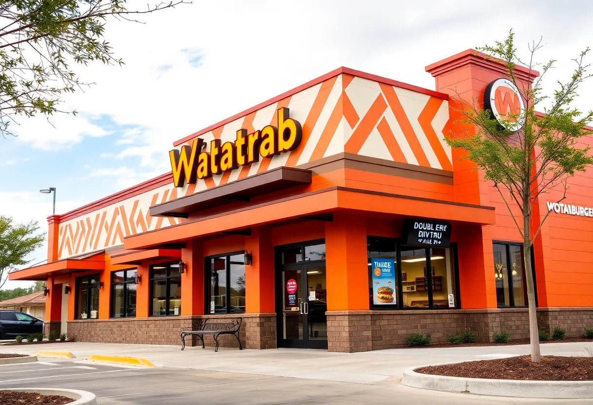 Exterior view of the new Whataburger location in Red Bank